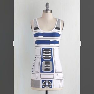 R2D2 Tank Top-Star Wars